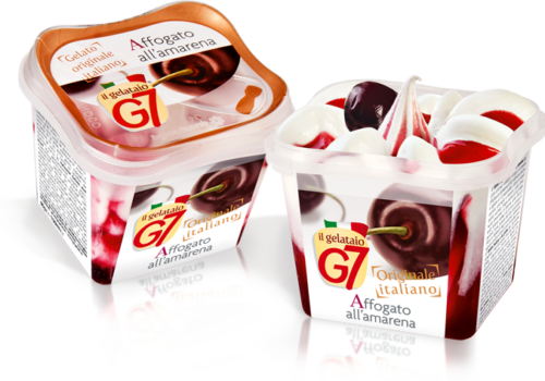 Gelato G7 Affogato Amarena Monoporzione