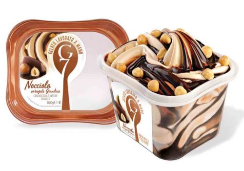 Gelato G7 500g Nocciola Variegato Gianduia