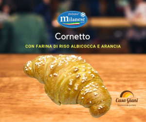 Cornetto Farina di Riso Albicocca e Arancia